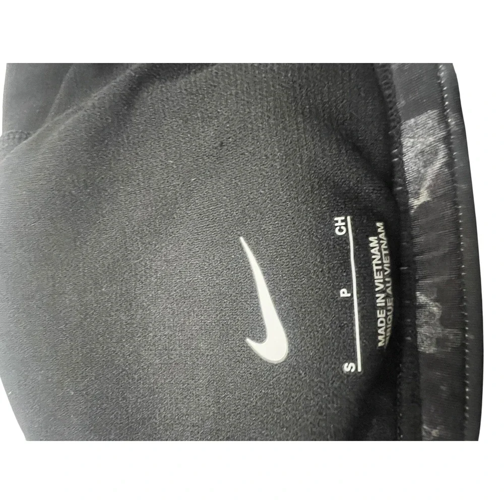 Nike Swim Tankini Top Womens Small Black Racerback Shelf Bra Athletic Swimwear